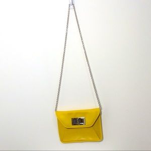 VEGAN APT. 9 Sunshine Yellow Envelope Handbag
